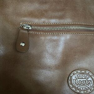 Roots Genuine Leather Brown crossbody/ shoulder brown bag